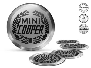 Mini Cooper Ruota Emblema Stile Upgrade Cupola Resina